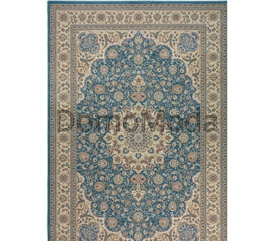 Высокоплотный ковер Royal Esfahan-1.5 2210D Blue-Cream Купить в интернет магазине ДомоМода Высокоплотный ковер Royal Esfahan-1.5 2210D Blue-Cream - высокое качество по лучшей цене в Украине